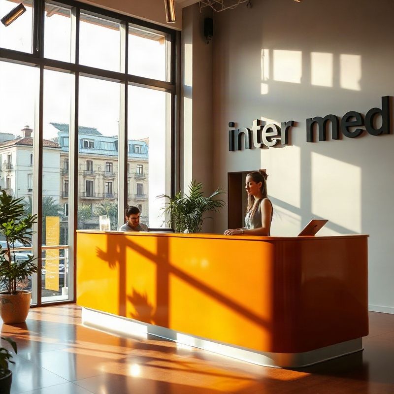 Recepción de la oficina de Gazetteaview en Montevideo